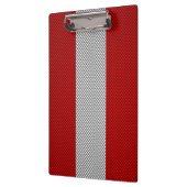 Canadees Rode Maple Leaf over koolstofvezel Klembord (Links)