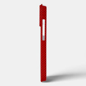 Canadees rood manleder op koolstofvezel afdrukken Case-Mate iPhone case (Achterkant / Links)