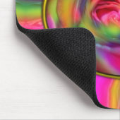 Canadees Roos Petals-Computer Mousepad Muismat (Hoek)