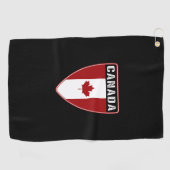 Canadees schild golfhanddoek (Horizontaal)