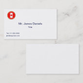 Canadees schild met vlag visitekaartje (Voorkant / Achterkant)