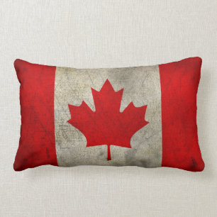 Canadees Sierkussen met  vlag-graafstijl Kussen