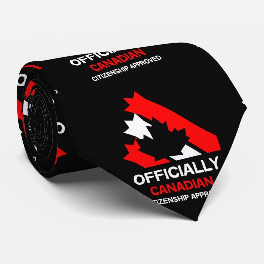Canadees staatsburgerschap | Cadeau | Mok bij fees Stropdas (Opgerold)