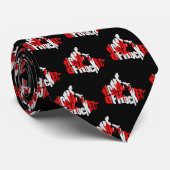 Canadees Stropdas van de Canadese Hockey Flag Map (Opgerold)