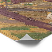 Canadees Tom Thomson schilderend Man met Ax Poster (Hoek)
