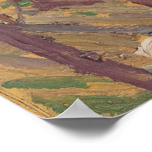 Canadees Tom Thomson schilderend Man met Ax Poster (Hoek)