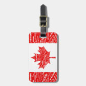 Canadees Veteraan Bagagelabel (Voorkant verticaal)