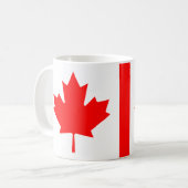 Canadees Vlag Keramische Mok (Voorkant links)