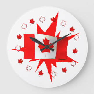 Canadees vlaggenontwerp grote klok