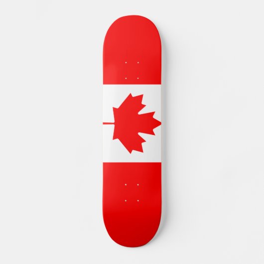 Canadees vlaggenskateboard skateboard (Voorkant)