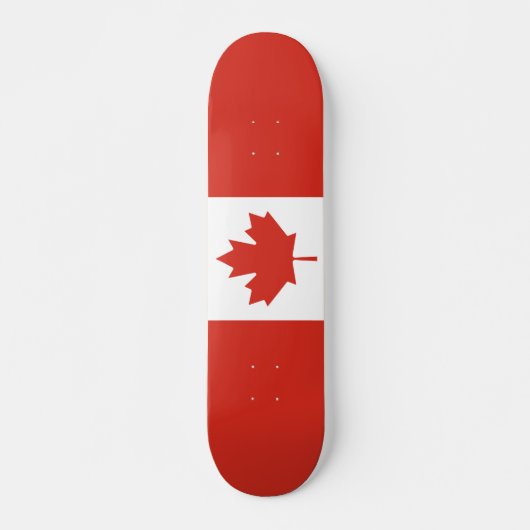 Canadees vlaggenskateboard skateboard (Voorkant)