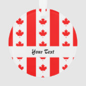 Canadees vlagpatroon ornament (achterkant)