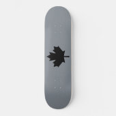 Canadees zwart-mappenblad skateboard (Voorkant)