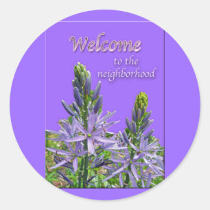 Canadensis Lily Welkom bij Buurscharen Ronde Sticker