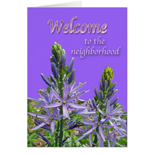 Canadensis Lily Welkom bij de nabuurschapskaart (Voorkant)