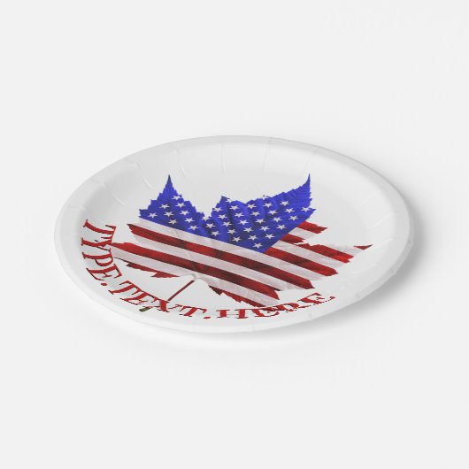 Canadese Amerikaanse Borden Custom Flag Paper Bord (Gekanteld)