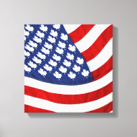 Canadese/Amerikaanse golfvlag