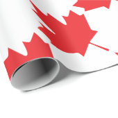Canadese aple Leaf Cadeaupapier (Rol Hoek)