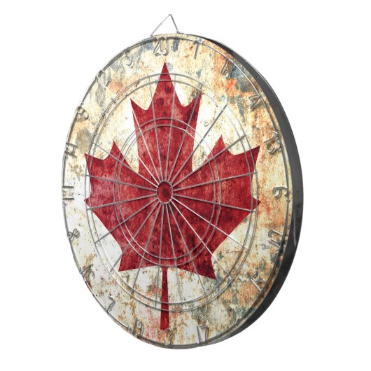 Canadese aple Leaf Dartbord (Voorkant Rechts)
