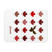 Canadese aple Leaf en Moose Magneet (Horizontaal)