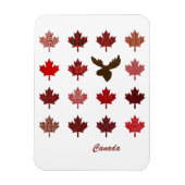 Canadese aple Leaf en Moose Magneet (Verticaal)