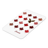 Canadese aple Leaf en Moose Magneet (Linkerzijde)