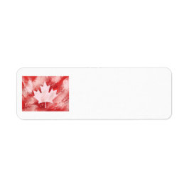 Canadese aple Leaf Etiket