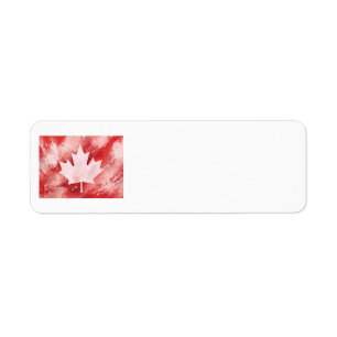 Canadese aple Leaf Etiket