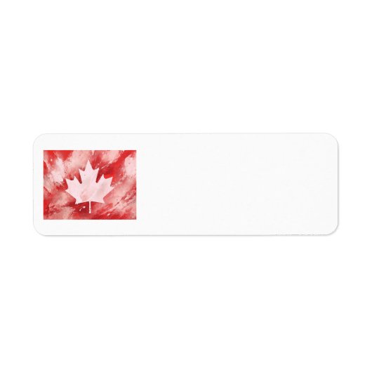 Canadese aple Leaf Etiket (Voorkant)