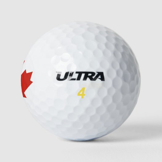 Canadese aple Leaf Golfballen (Logo)