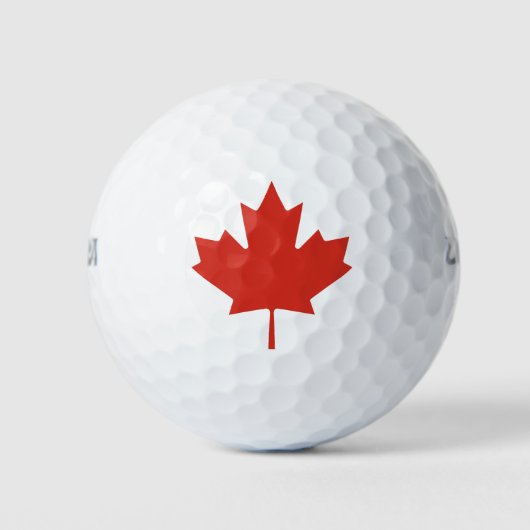 Canadese aple Leaf Golfballen (Voorkant)