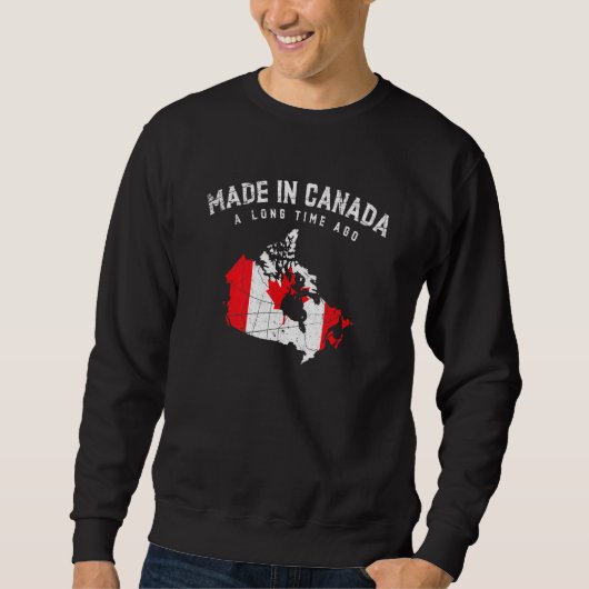 Canadese aple Leaf Map Canada Trui (Voorkant)