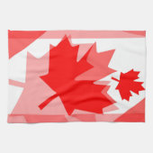 Canadese aple Leaf over Style CANADA Theedoek (Horizontaal)
