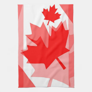 Canadese aple Leaf over Style CANADA Theedoek