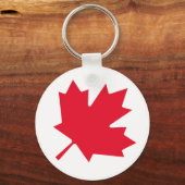 Canadese aple Leaf Sleutelhanger (Voorkant)