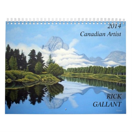 Canadese artiest Rick Gallant Kalender (Hoes)