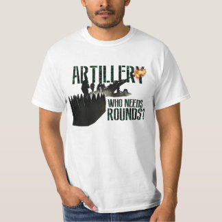 Canadese artillerie "Wie heeft er behoefte aan hon T-shirt