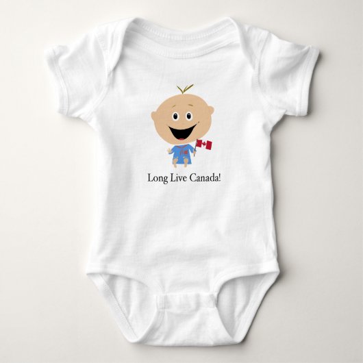 Canadese baby jongen - romper (Voorkant)