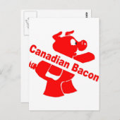 Canadese Bacon Briefkaart (Voorkant / Achterkant)