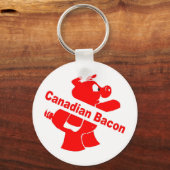 Canadese Bacon Sleutelhanger (Voorkant)