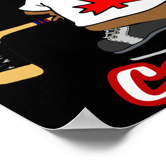 Canadese bever poster (Hoek)