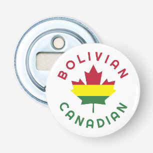Canadese Boliviaanse wortels Button Flesopener