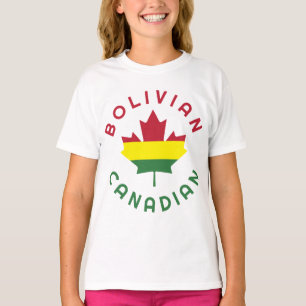 Canadese Boliviaanse wortels T-shirt