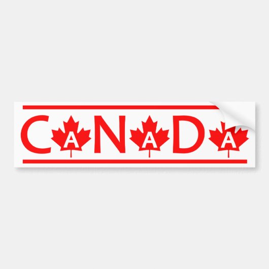 Canadese bumpersticker (Voorkant)