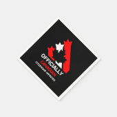 Canadese Burgerschapsviering Servet (Hoek)