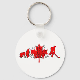 Canadese cadeaus voor puur ijshockeywinnaars sleutelhanger
