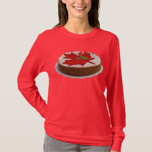 Canadese Cherry Maple Leaf Cake T-shirt