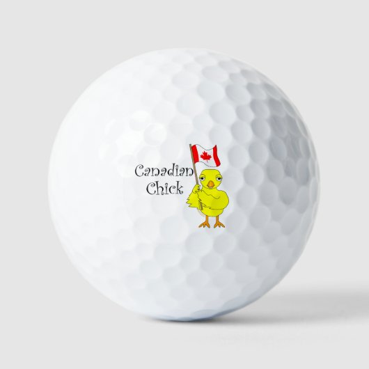 Canadese chick golfballen (Voorkant)