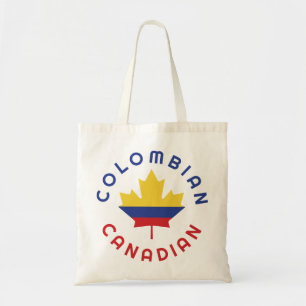 Canadese Colombiaanse roots Tote Bag