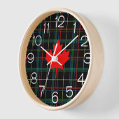 Canadese Cottage Plaid Maple Leaf (Hoek)